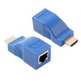 Extensor HDMI por cabo de rede RJ45 1 Extensor HDMI por cabo de rede RJ45