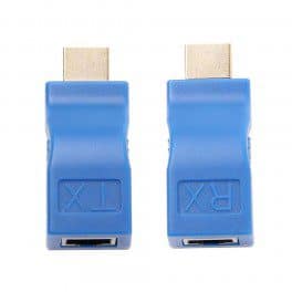 Extensor HDMI por cabo de rede RJ45 4 Extensor HDMI por cabo de rede RJ45