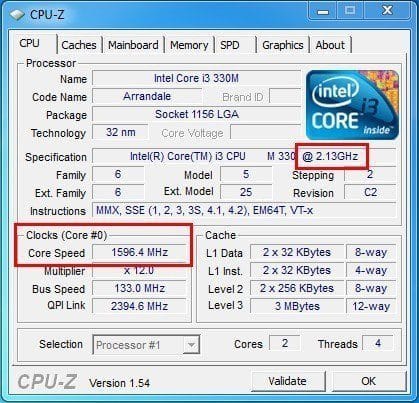 Processador lento com frequências e núcleos errados? 2 processador lento