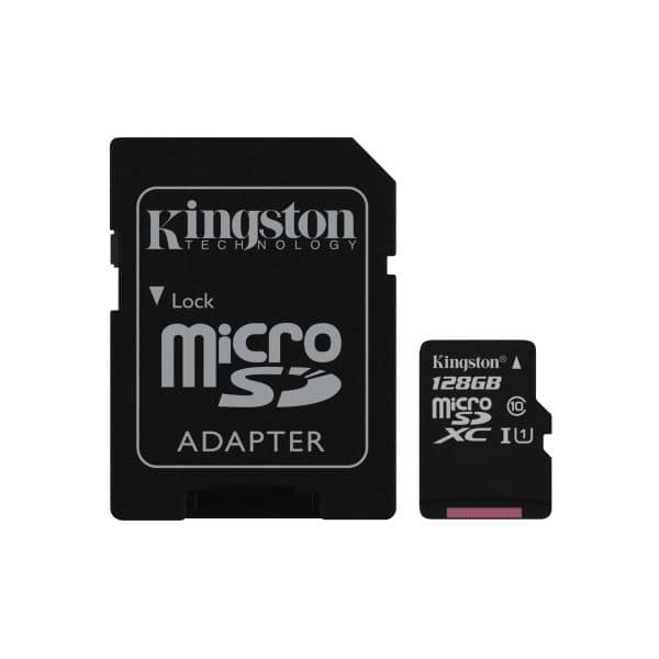 Cartão Micro SD 128GB - Kingston 2 Cartão Micro SD 128GB – Kingston
