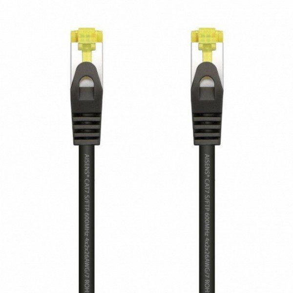 Cabo Rede RJ45 CAT.7 AISENS A146-0487 - Preto - 2 metros 1 Cabo Rede RJ45 CAT.7 AISENS A146-0487