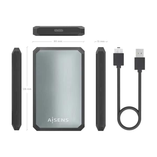 Caixa Disco Externo AISENS ASE-2529B 2.5" USB 3.0 5 Caixa Disco Externo AISENS ASE-2529B 2.5" USB 3.0