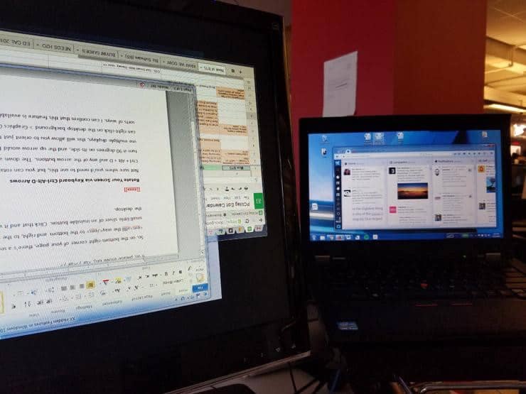 18 segredos, truques e dicas do Windows 10 que devia conhecer 5 Rodar o seu ecrã através do teclado Ctrl-Alt-D Arrows