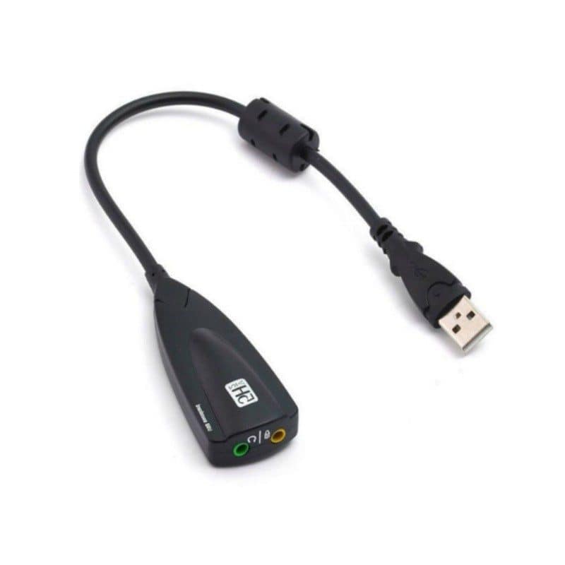 Adaptador USB de Áudio PROK ADPUSBSOUND 7.1 AB 1 adaptador-placa-som-usb-71-c-2-fichas-jack-prok