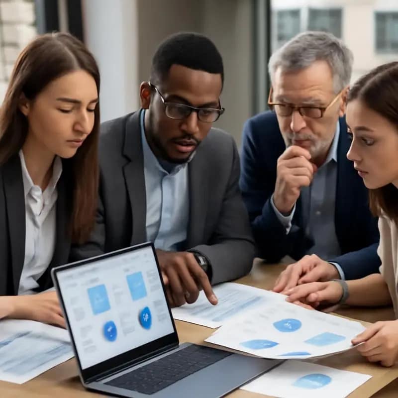 Integração de IA em sistemas ERP para Médias Empresas 3 Visualização de um sistema ERP mostrando integração de diferentes módulos empresariais.