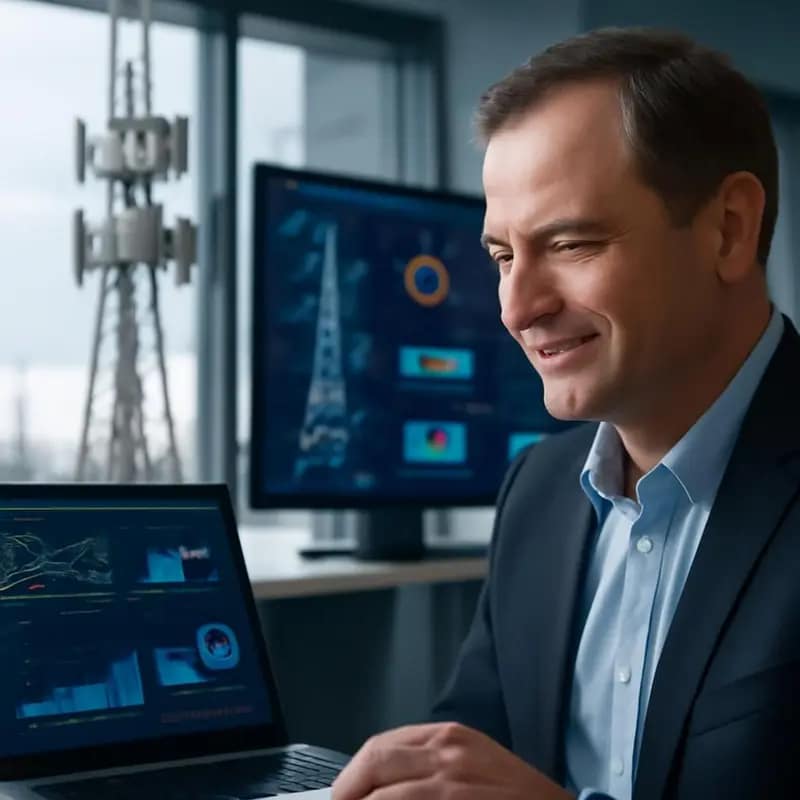 Inteligência artificial revoluciona os sistemas de Telecomunicações 7 Automação e IA a gerirem operações de rede.