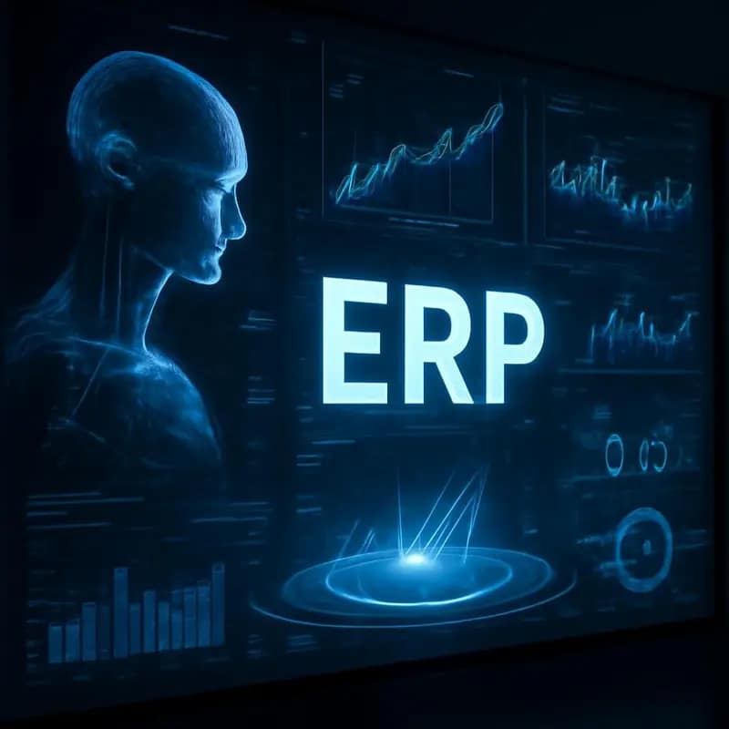 Integração de IA em sistemas ERP para Médias Empresas 7 Visualização de um sistema ERP mostrando integração de diferentes módulos empresariais.