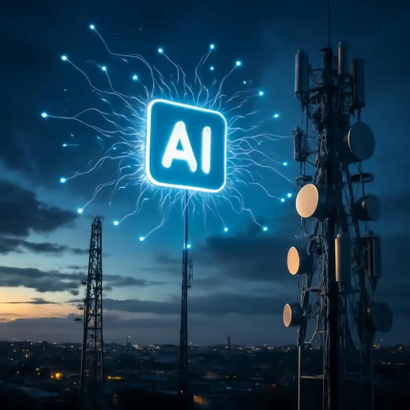 Inteligência artificial revoluciona os sistemas de Telecomunicações 6 Automação e IA a gerirem operações de rede.