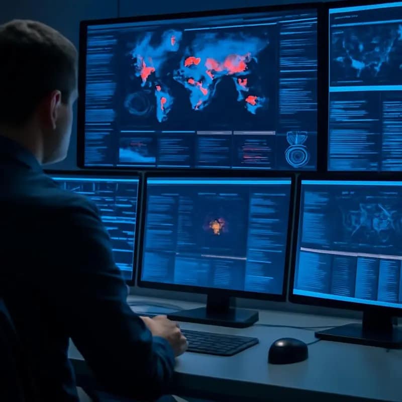 Importância da monitorização de ameaças cibernéticas em tempo real 2 Infográfico destacando as ameaças cibernéticas recentes enfrentadas por startups.