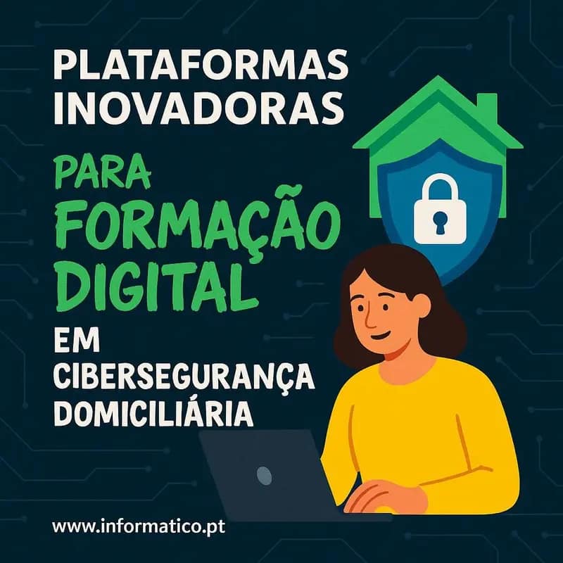 Testar Velocidade internet 6 Casa moderna com ícones de segurança digital como escudos e cadeados.