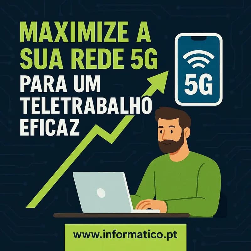 Testar Velocidade internet 4 Casa com dispositivos conectados à rede 5G para teletrabalho eficaz.