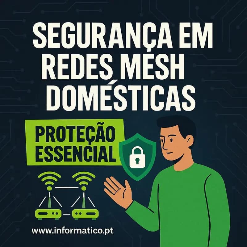 Testar Velocidade internet 6 Ambiente de escritório doméstico com configuração de rede mesh segura.