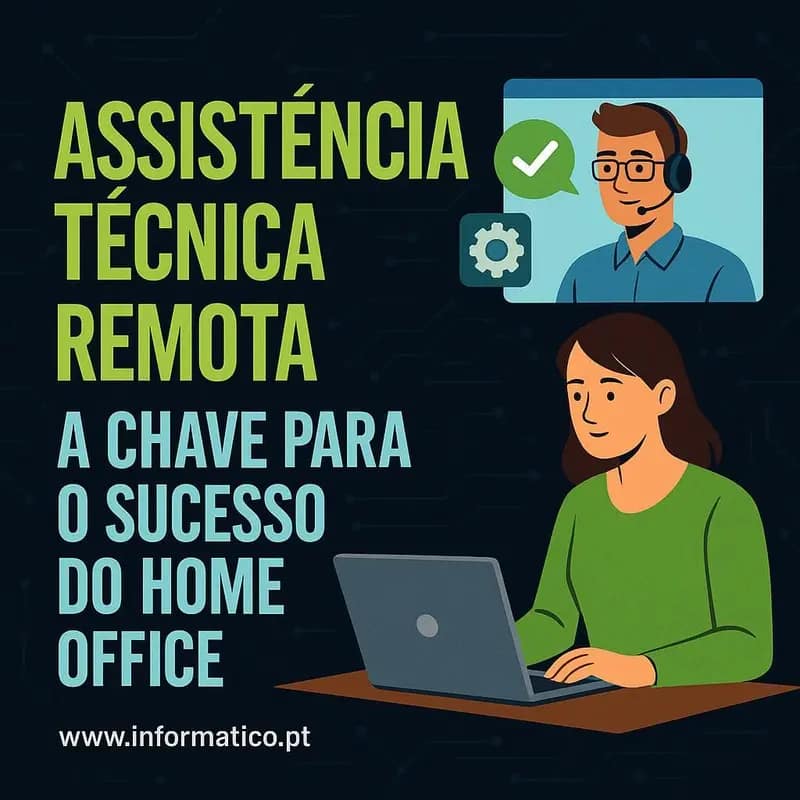 Testar Velocidade internet 4 Home office moderno com assistência técnica remota em ação.