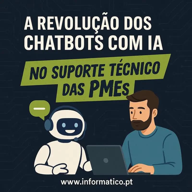 Testar Velocidade internet 8 Ambiente de escritório futurista com chatbots assistindo uma equipa de suporte.