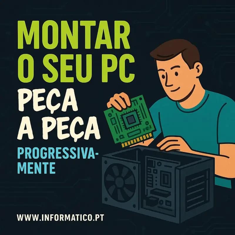Testar Velocidade internet 25 Computador recém-montado com um case moderno e luzes LED em uma sala bem iluminada.