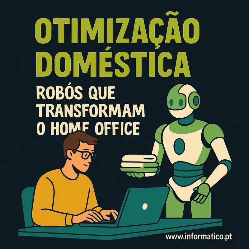 Testar Velocidade internet 39 Ambiente de home office moderno com robôs colaborativos ativos.