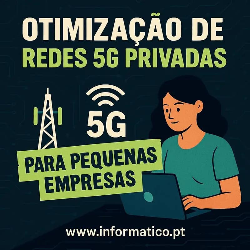 Testar Velocidade internet 3 Escritório pequeno com dispositivos conectados em rede com tecnologia 5G.